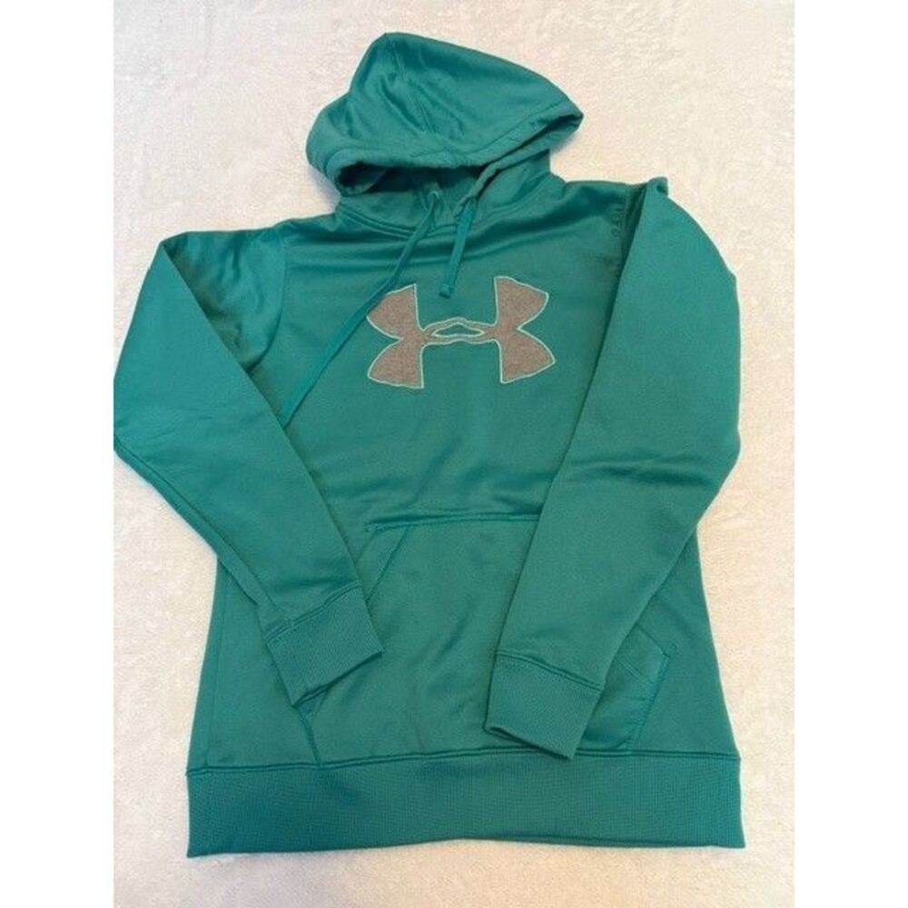 Unisex Under Armour Teal Hoodie - Size Small